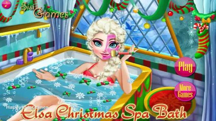 ▐ ╠╣Đ▐► Caring Games - Frozen Elsa Christmas Spa Bath Game For Kids