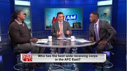 Does Miami have the best receiving corps in AFC East?