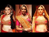 Sexy Aditi Rao Hydri Walk On Ramp For Bridal Fashion Week 2013