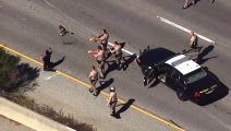 SUV Flips Over And Crashes During Police High-Speed Car Chase In California