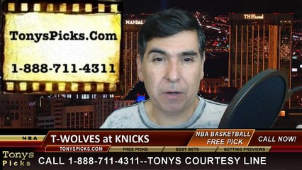 Download Video: New York Knicks vs. Minnesota Timberwolves Free Pick Prediction NBA Pro Basketball Odds Preview 3-19-2015