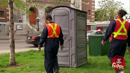 Houdini-esque Porta Potty Illusion