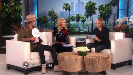 Never Have I Ever with Madonna and Justin Bieber Show HD | TheEllen