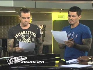 The Voice: Bradley VS Jason Battle Rehearsal