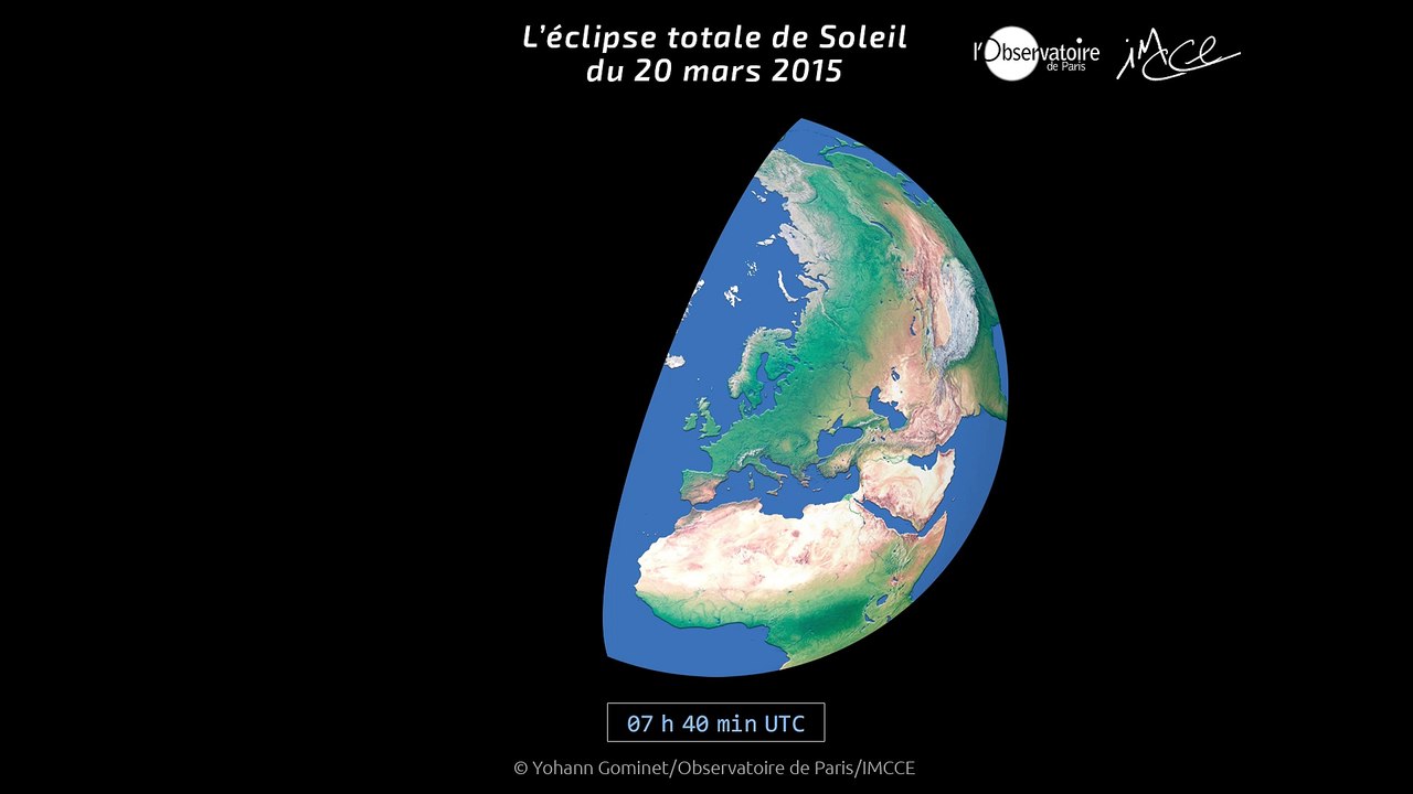 Animation  éclipse du 20 mars 2015