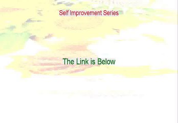 Self Improvement Series Review [Watch this 2015]