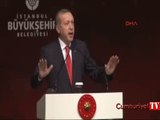 Erdoğan'ın konuşması sırasında pankartlı protestoya müdahale