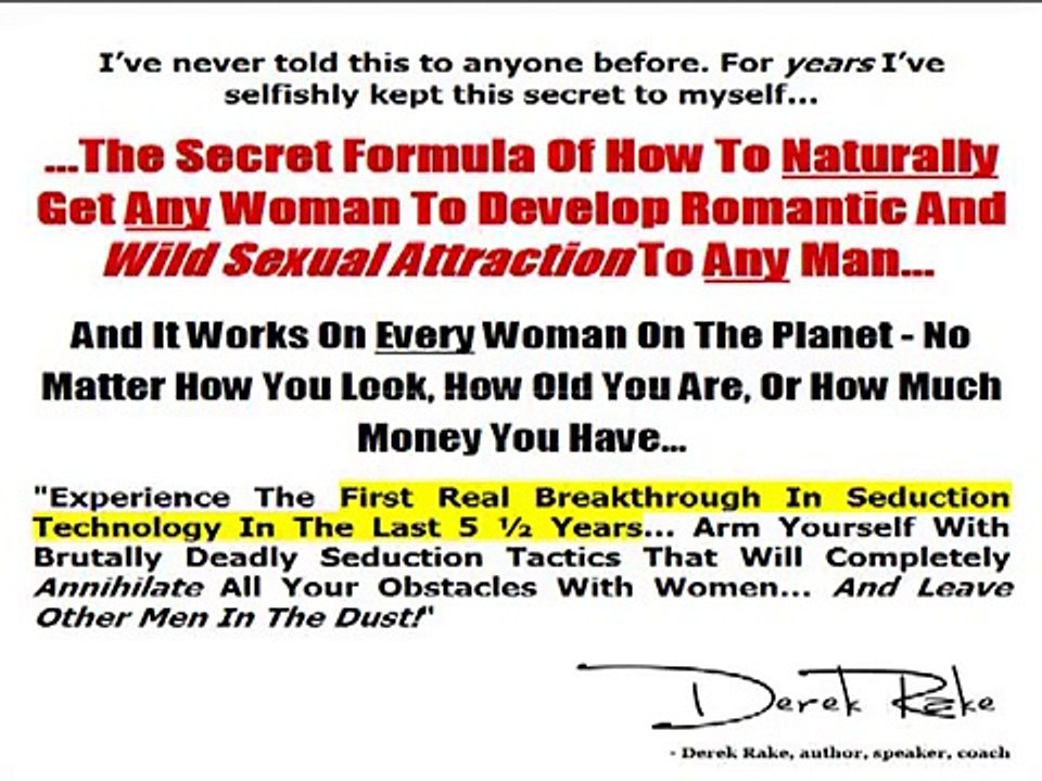 Deadly Seduction To Attract Women Program - Learn on How To Attract Women WIth Deadly Seduction pdf