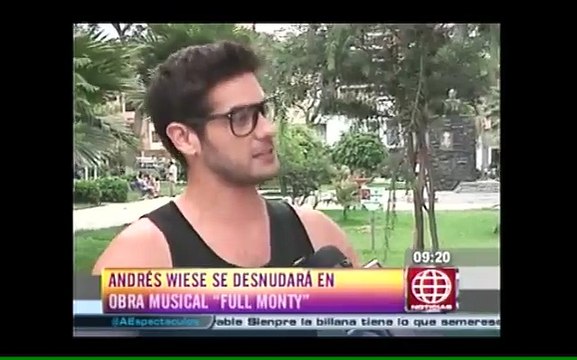 Andrés Wiese hará desnudo en obra teatral 'Full Monty'