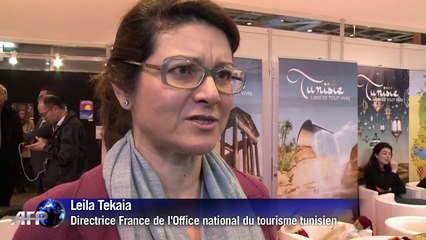 Salon du tourisme: solidarité des visiteurs au stand tunisien