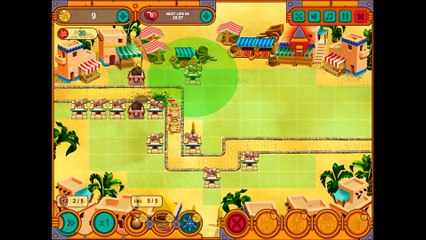 Pyramid tower defense facebook game first look gameplay