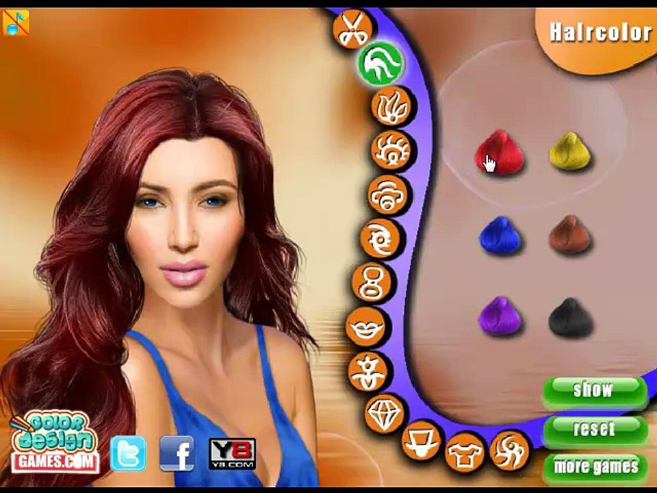 Play Kim Kardashian Makeover game