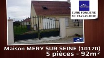A vendre - MERY SUR SEINE (10170) - 5 pièces - 92m²