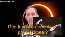 Lunettes spéciales pour éclipse