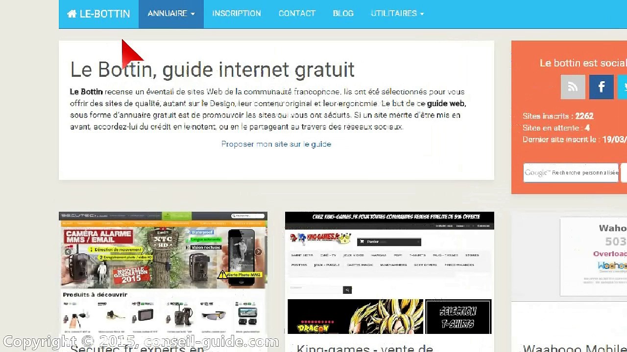 Avis client - le bottin - annuaire gratuit