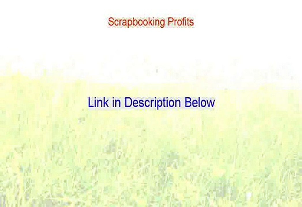 Scrapbooking Profits PDF (Scrapbooking Profitsscrapbooking profits 2015)