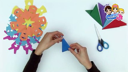 Wie man Papierschneeflocken bastelt