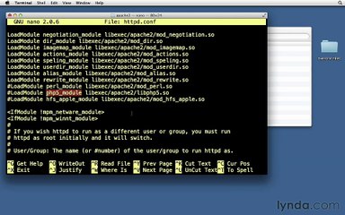 PHP MAC INSTALLATION - Enabling PHP