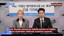 [150305] SHINee Key ve CNBlue Lee Jungshin ile Mcountdown için Basın Konferansı   - Türkçe Altyazılı