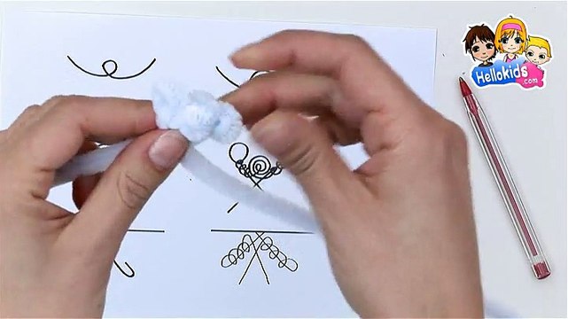 Wie man einen BÄR aus Pfeifenstopfern bastelt