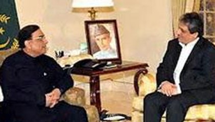 Governor Sindh talk wih Asif Ali Zardari