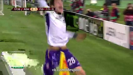 Marcos Alonso Goal - Roma 0-2 Fiorentina - Europa League
