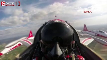 Türk Yıldızları'nın kabininden o anlar