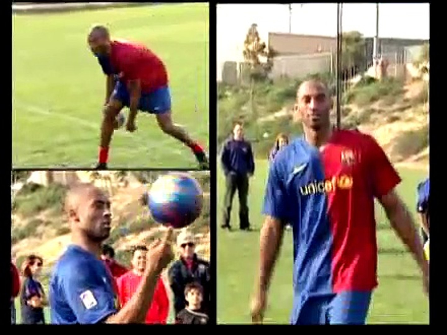 ⁣Kobe Bryant Plays Soccer - Kobe Bryant Juega a Fútbol - FC Barcelona