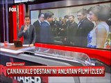 Başbakan Davutoğlu Çanakkale Destanı'nı anlatan 'Son Mektup'u izledi oyuncularla sohbet etti