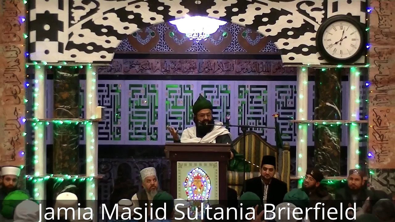 Hazrat Allama Mufti Khan Muhammad Qadri_ Brierfield Milad 2014