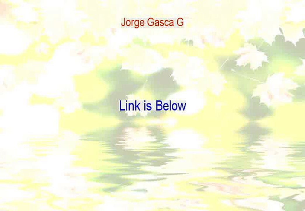 Jorge Gasca G Free Review [Legit Review]