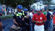 Operativos de Tránsito y Fuerza Pública resguardan las afueras del Estadio Nacional