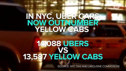 There Are Now More Ubers In NYC Than Yellow Cabs