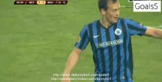 Tom De Sutter Goal Besiktas 1 - 1 Club Brugge Europa League 19-2-2015