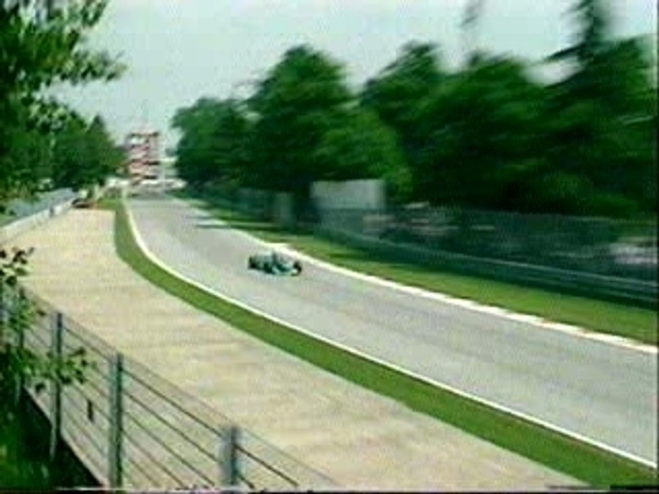 Last lap of Ayrton Senna