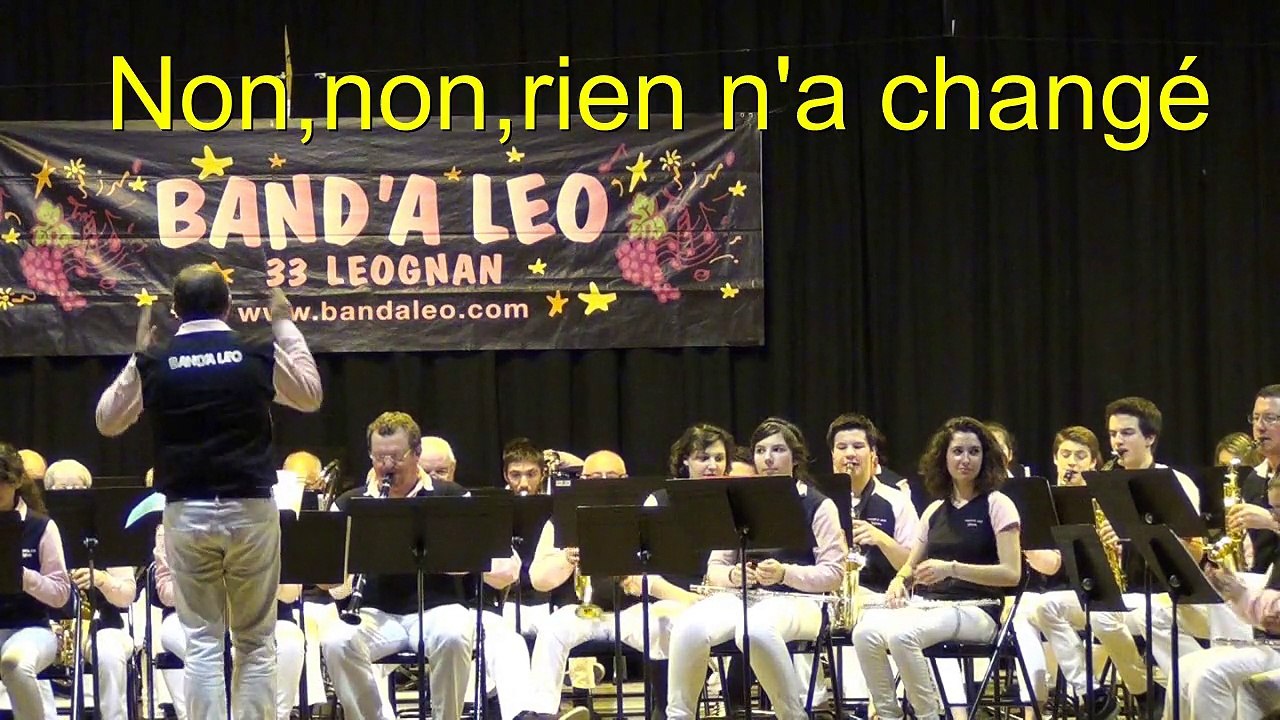 Non,non,rien n'a changé par la BAND'A LEO