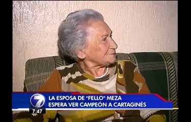 Familia de “Fello” Meza recuerda con alegría último campeonato del Cartaginés