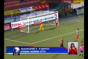 Alajuelense vuelve al triunfo con goleada ante Santos