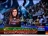 Shahid Afridi taunting on fans after losing match