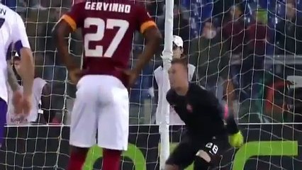 Fiorentina goleó 3-0 a Roma y avanzó a cuartos de Europa League