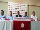 Luis Fernando Suárez fue presentado como nuevo técnico de Universitario de Deportes (VIDEO)