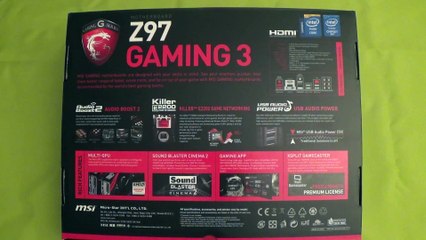 Unboxing MSI GAMING 3 Z97