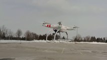 Winter Fun with the DJI Phantom 2 with a GoPro 3  Black attached.