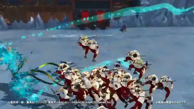 One Piece : Pirate Warriors 3 - Marco, Whitebeard, Kizar, Akainu et Garp en action