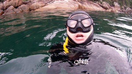 Ilha do Tesouro, Moai Gigante da Ilha da Páscoa, Praia Secreta, Peixes Venenosos, Navegação no Arquipélago da Almada, 25 milhas submarinas, Marcelo Ambrogi, Ubatuba, SP, Brasil, (30)