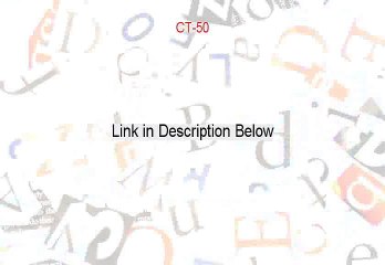 CT-50 Reviews (Hear my Review 2015)