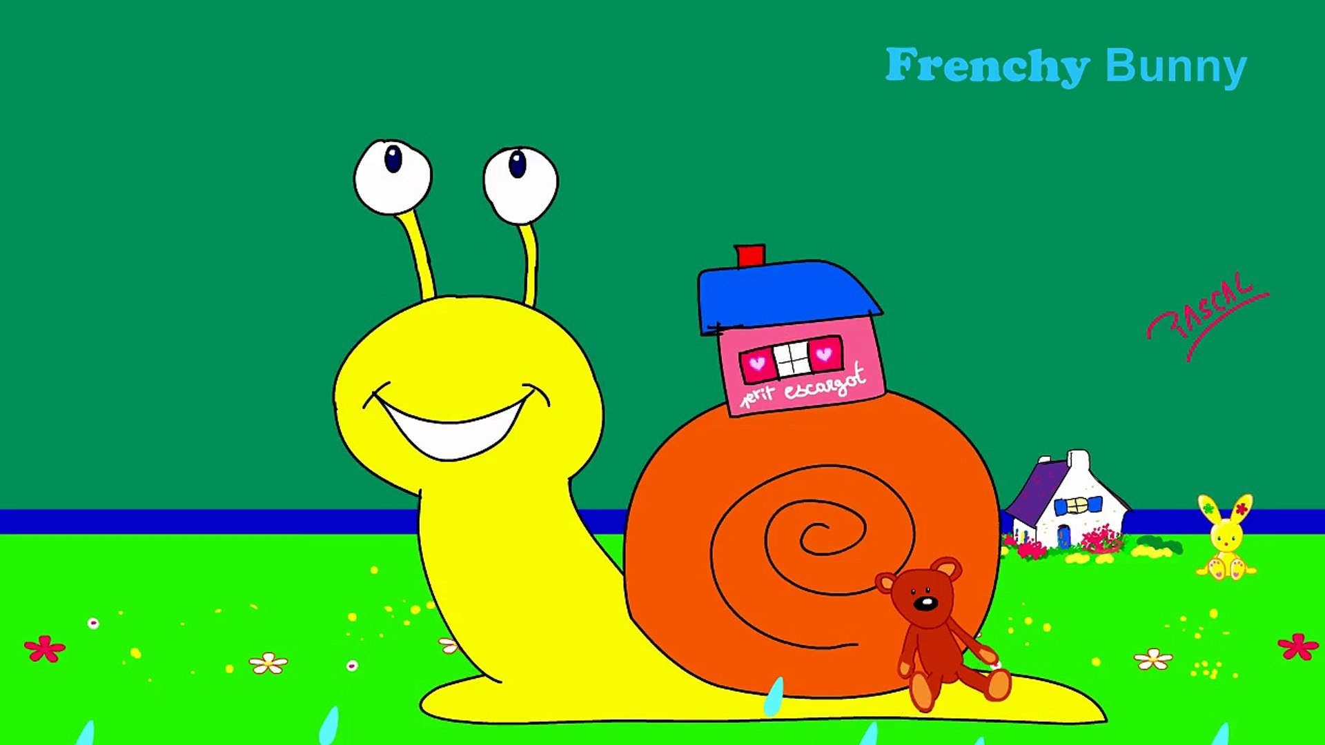 Petit Escargot Comptine Pour Enfants Frenchy Bunny Video Dailymotion