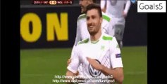 Inter 1 - 2 Wolfsburg All Goals and Highlights Europa League 19-2-2015