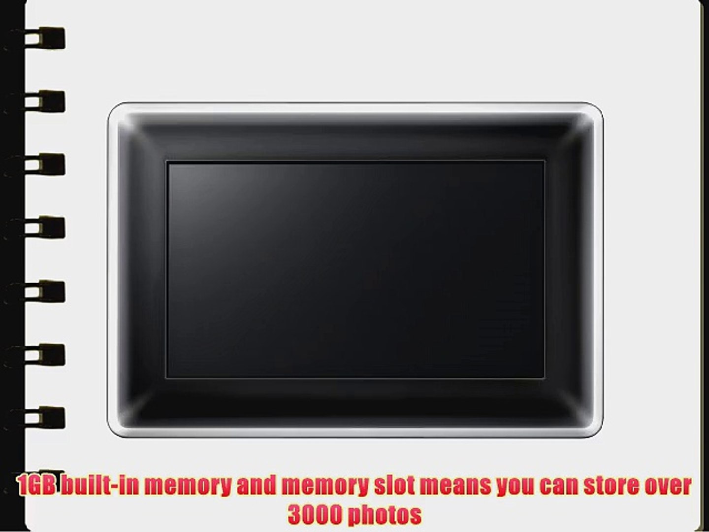 Samsung Spf 107h 10 Inch Touch Of Color Digital Photo Frame