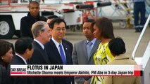 Michelle Obama meets Emperor, PM Abe in 3-day Japan trip